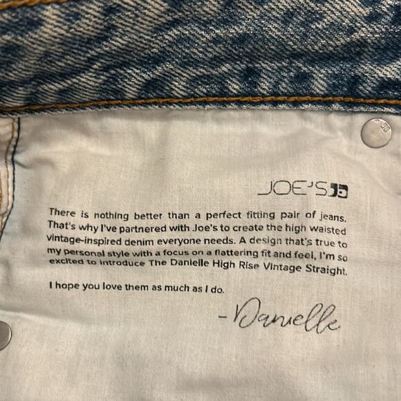 WeWoreWhat Joe's Jeans The Danielle High Rise Vintage Straight Light Wash 26 - Picture 11 of 11